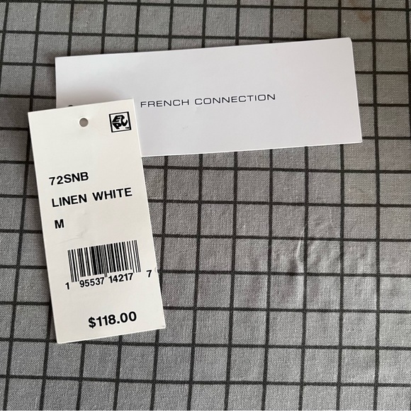 FRENCH CONNECTION BRODERIE EYELET WHITE TOP - Picture 9 of 10